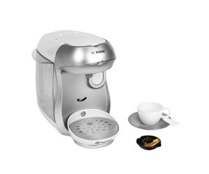 Theo Klein 9231 Bosch Cafetière électrique Tassimo Happy, avec bruitage, possibilité de Remplissage d'eau et Fonction d'écoulement