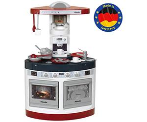 Theo Klein 9254 Miele Cuisine "Triangle" I Se place aisément dans un coin I Accessoires pour cuisines pour enfants I Plaque de cuisson et machine à expresso avec bruitage I Jouet pour enfants à partir de trois ans