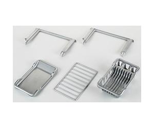 Theo Klein 9259 Set Complémentaire Cuisines Enfts I Plaque Et Grille De Cuisson Pier Lave-Vaisselle Glissières Compatibles avec Cuisines-Jouets Miele Et Bosch I Jouet Enfts Partir De Trois s