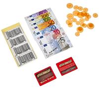 Theo Klein 9316 Set d'accessoires pour Caisse enregistreuse électronique I Inclus : Argent factice, Carte bancaire et Codes-Barres EAN I Jouet pour Enfants à partir de Trois Ans