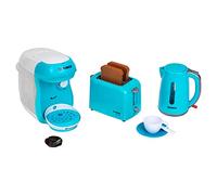 Theo Klein 9519 Bosch Set Petit déjeuner I Set d'accessoires de Cuisine composé d'un Grille-Pain, d'une cafetière Automatique et d'une Bouilloire électrique I Jouet pour Enfants à partir de 3 Ans