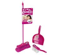 Theo Klein 6351 Barbie Classic Garniture "Classic" de balais I Balai pour enfants, balayette et pelle en look Barbie I Dimensions : 62 cm x 17 cm x 62 cm I Jouet pour enfants à partir de trois ans