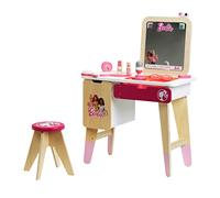 Theo Klein BarbieTM - Coiffeuse et Studio de vlogging I avec écran d'enregistrement en Bois I Accessoires Inclus I Jouet pour Enfants à partir de 3 Ans
