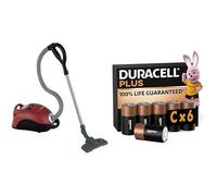 Theo Klein Bosch Aspirateur, Aspiration/Son, 3+ Ans, & Duracell Plus C 6 pcs