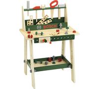 Theo Klein Bosch - établi en bois avec pin moyen, Outils pour enfants