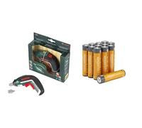 Theo Klein Bosch Ixolino, visseuse lumière/Son, 3+ Ans, & Piles AAA Alcalines Amazon Basics 12 pcs, 10 Ans