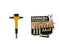 Theo Klein Bosch Marteau Piqueur, lumière/Son, 3+ Ans, & Duracell AA Rechargeables 8 pcs, 2500mAh
