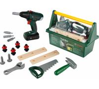 Theo Klein Bosch Werkzeug-Box, Akkuschrauber, Werkzeugkoffer, Werkzeug, Kinder Spielzeug, 8520