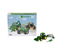 Theo Klein Calendrier de l'Avent John Deere Tracteur 3936 avec Charrue Set de Construction