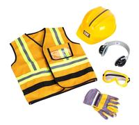 Theo Klein Caterpillar Gilet d'ouvrier du bâtiment - Jouet de rôle dès 3 an