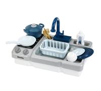 Theo Klein – Évier de cuisine – fonction eau, assiettes et accessoires