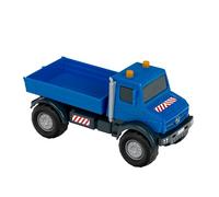 Klein Camion-benne Mercedes Unimog 3802 - Roues souples, benne basculante - Échelle 1:24 - Dès 3 ans
