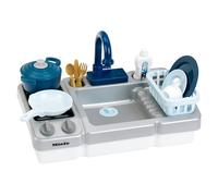 Theo Klein Miele Évier avec Plaque de Cuisson | Évier pour Enfants avec Fonction Pompe à Eau et Accessoires | Jouets pour Enfants à partir de 3 Ans