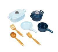 Theo Klein ustensiles de Cuisine I Ustensiles de Cuisine Robustes pour Enfants I Comprend Une cocotte, Une Casserole et Une poêle I Jouet pour Enfant à partir de 2 Ans