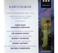 Theo Olof - RawsthorneViolin Concs.1&2 [Import]