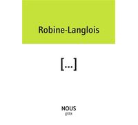 [...] - Théo Robine-Langlois - Nous Eds - broché - Poésie