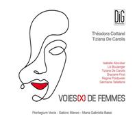 Voies(x) de femmes. Pièces pour voix et piano de compositrices. Cottarel, De Carolis, Manzo, Bassi.