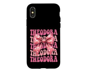 Theodora Nœud Coquette esthétique pour Femmes et Filles Coque pour iPhone X/XS