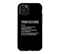 Theodore Définition Nom personnalisé Theodore Birthday Coque pour iPhone 11 Pro