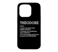 Theodore Définition Nom personnalisé Theodore Birthday Coque pour iPhone 15 Pro
