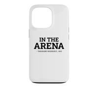Theodore Roosevelt Citation Histoire Leadership Motivation Coque pour iPhone 13 Pro