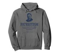 Theodore Roosevelt Patriotism Citation Bleu Marine Sweat à Capuche