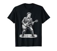Theodore Roosevelt Rockstar President Guitare électrique Art T-Shirt