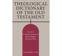 Theological Dictionary Of The Old Testament, Volume Viii