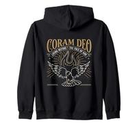 Théologie réformée Coram Deo Christian Fire Dove Faith Design Sweat à Capuche