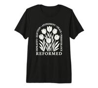 Théologie réformée dépravée élue Atone grâce persévérante Tulipe T-Shirt Haut de Gamme