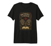 Théologie réformée Doctrines of Grace Tulip Calvinism Design T-Shirt Haut de Gamme