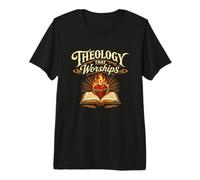 Théologie réformée du culte, des Écritures et du cœur brûlant T-Shirt Haut de Gamme