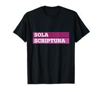Théologie réformée Écriture Seule Design Sola Scriptura Art T-Shirt