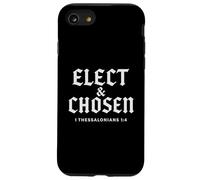 Théologie réformée élue et élue chrétienne Verset biblique Coque pour iPhone SE (2020) / 7/8