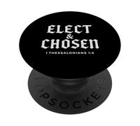 Théologie réformée élue et élue chrétienne Verset biblique PopSockets PopGrip Adhésif