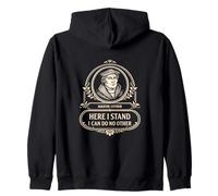 Théologie réformée Martin Luther Here I Stand Citation Sweat à Capuche