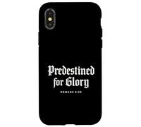 Théologie réformée : prédestinée à la Gloire - Écriture biblique Coque pour iPhone X/XS