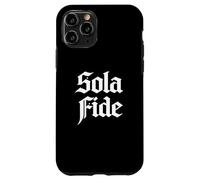 Théologie réformée Sola Fide Faith Alone Design chrétien Coque pour iPhone 11 Pro