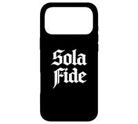 Théologie réformée Sola Fide Faith Alone Design chrétien Coque pour iPhone 17 Pro Max