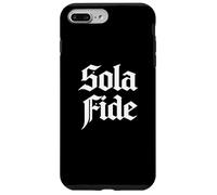 Théologie réformée Sola Fide Faith Alone Design chrétien Coque pour iPhone 7 Plus/8 Plus