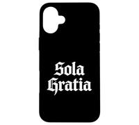 Théologie réformée Sola Gratia Calviniste Chrétien Design Coque pour iPhone 16 Plus