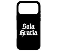 Théologie réformée Sola Gratia Calviniste Chrétien Design Coque pour iPhone 17 Pro Max