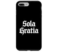 Théologie réformée Sola Gratia Calviniste Chrétien Design Coque pour iPhone 7 Plus/8 Plus