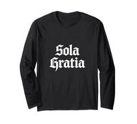 Théologie réformée Sola Gratia Calviniste Chrétien Design Manche Longue