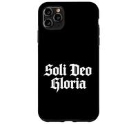 Théologie réformée Soli Deo Gloria Art chrétien Coque pour iPhone 11 Pro Max