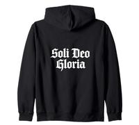 Théologie réformée Soli Deo Gloria Art chrétien Sweat à Capuche