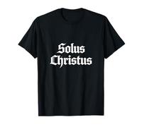 Théologie réformée Solus Christus Christ Alone 5 Solas Design T-Shirt