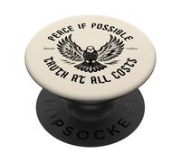 Théologie réformée Truth at All Costs Martin Luther - Noir PopSockets PopGrip Adhésif