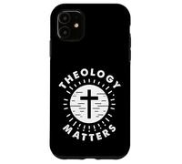 Theology Matters Croix de Jésus Philosophe moderne Coque pour iPhone 11