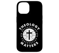 Theology Matters Croix de Jésus Philosophe moderne Coque pour iPhone 14